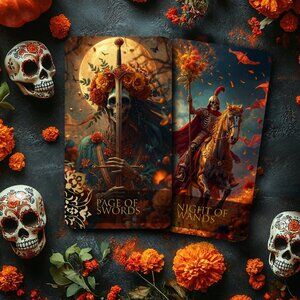Día de los Muertos Tarot Deck • 78 Cards • Day of the Dead Tarot set